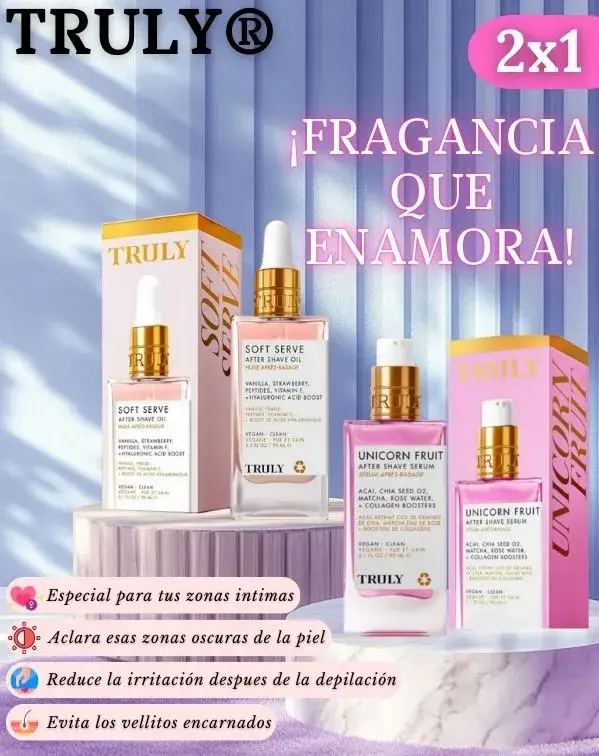 2x1 KIT Serum Unicorn Fruit & Aceite Soft Serve de TRULY